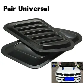 

1 Pair Decorative Air Flow Intake Scoop Turbo Bonnet Vent Cover Hood Fender Hood Decoration Air Intake Air Inlet Sticker