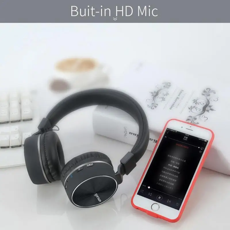 Gorsun E87 Беспроводная Bluetooth V4.1 головная повязка Универсальный складной спортивный