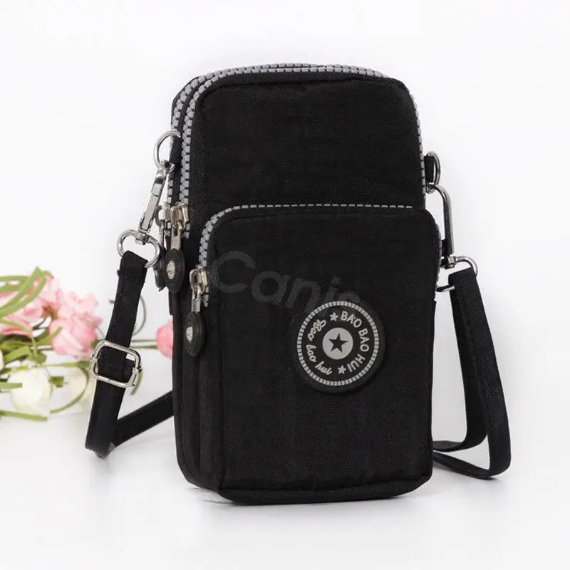 

Cross Body Mobile Phone Shoulder Bag Pouch Case Belt Purse Wallet New