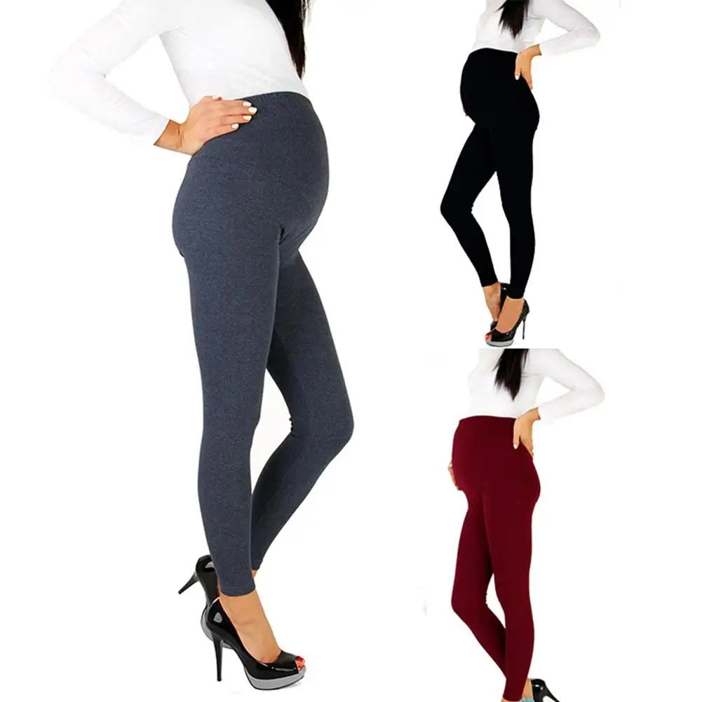 

Lady Thick Heavy & Warm Maternity Cotton Leggings Pregnant Women Pregnancy Over The Belly Skinny Thin Pencil Pants Leggings