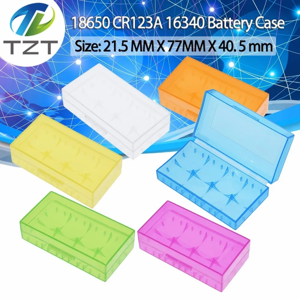 TZT 18650 CR123A 16340 чехол для аккумулятора держатель коробка хранения цвета на выбор