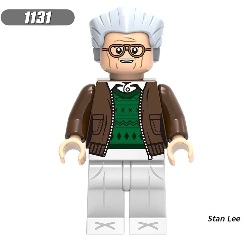 Строительные блоки Legoed супергерои капитан Марвел перец Tony Stark железный человек