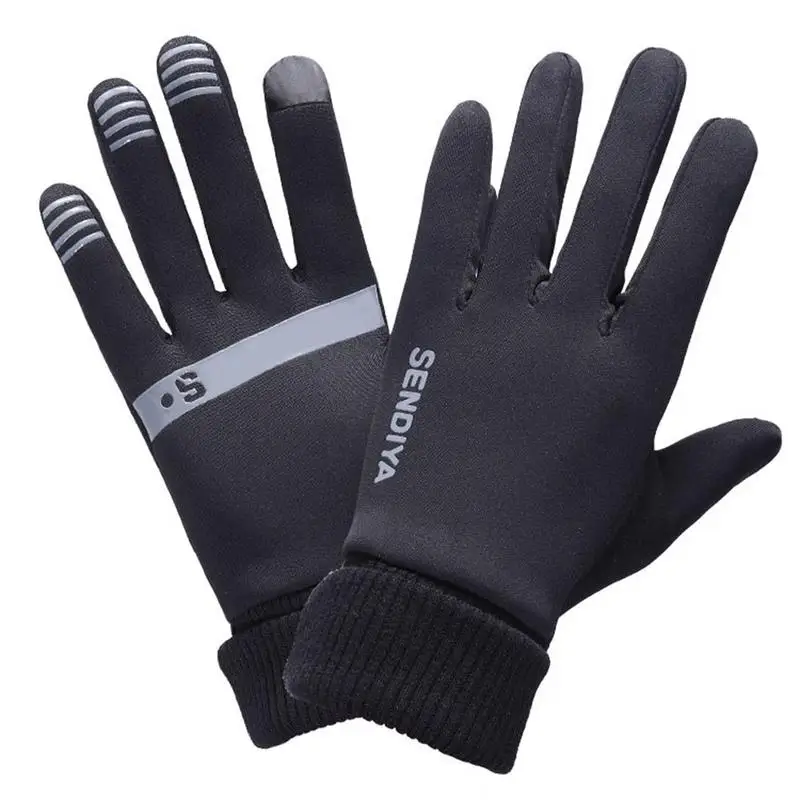 Купить Sports Running Gym Riding Cycling Gloves Full Finger Touch Screen Anti-slip Winter Outdoor Warm Cyclling Glove Mittens  Спорт и | Перчатки для велоспорта (32960230724)