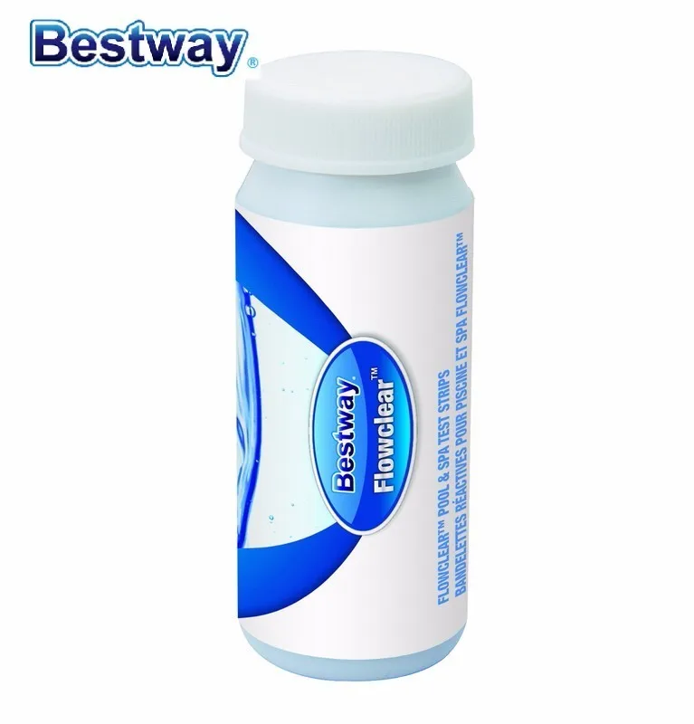 

58247 Bestway 5-in-1 Ideal Solution For Pool & Spa Water pH Tester Residual Chlorine Alkalinity Inspector 50 Pcs 18-Month Life