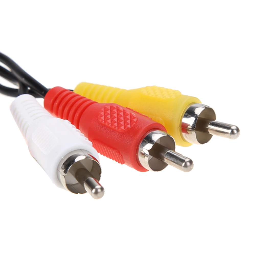 

3RCA 1.8 m 9 pin Audio Video AV Cable Replacement RCA Audio-video Cable 180cm for Sega Genesis 2 or 3