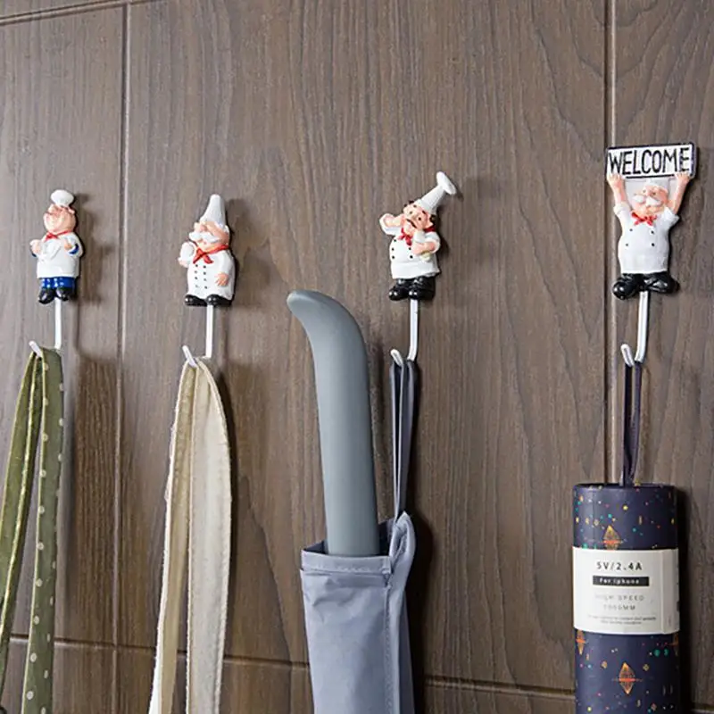 الكرتون شكل الراتنج هوك لتعليق حمالة تعليق جدارية المطبخ الراتنج الطاقة الحبل التخزين رف المطبخ الحمام أشتات حامل