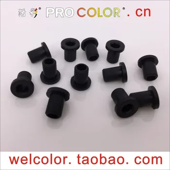 

T type silicone rubber Hollow small bushing plug parts grommet single hole OD ID 0.5 1 1.5 2 2.5 3.1 4 4.3 5 6 7 8.4 10 10.5 mm
