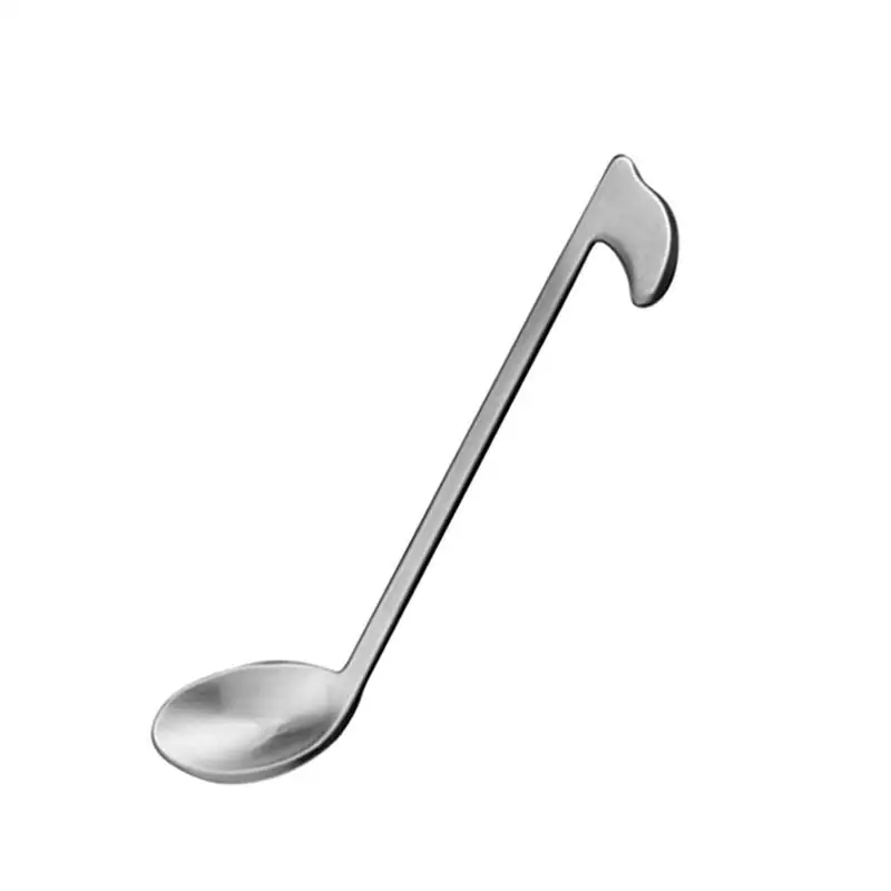 Ложка Music Note столовая посуда инструменты для питья кофе из нержавеющей стали