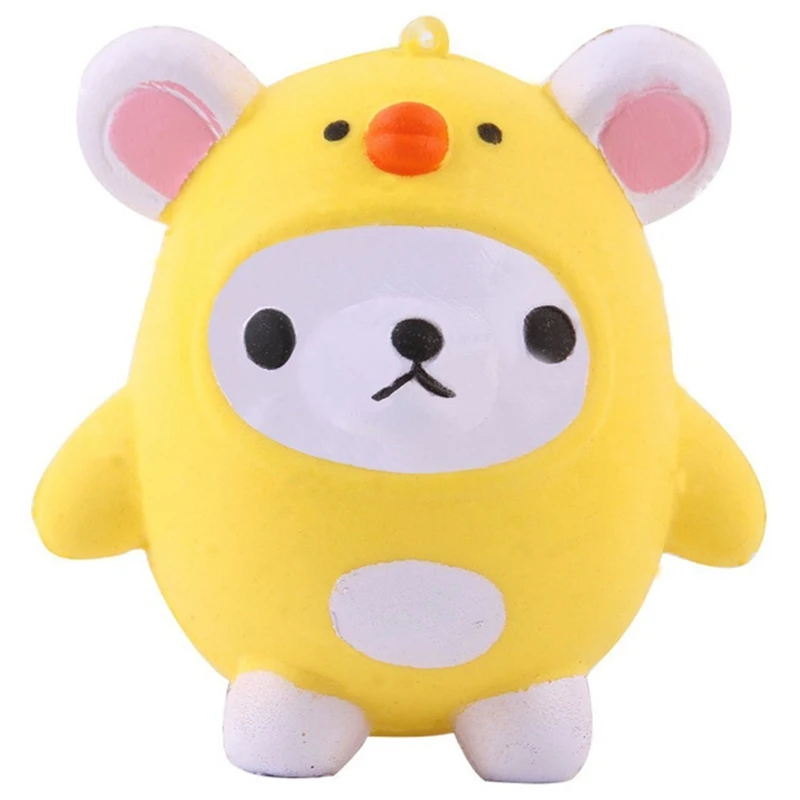 

Cute Bear Slow Rising Squeeze Decompression Toys Stress Reliever Toys Smooshy Mushy Toys