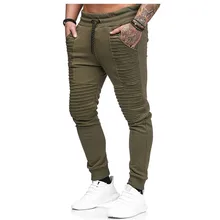 Человек свободные брюки хип-хоп полосой дизайн Фитнес Бодибилдинг для тренировок и бега брюки мужские