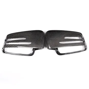 

2X Real Carbon For Mercedes Benz A W176 B W246 C W204 E W212 Cla W117 Gla X156 Glk X204 Cls Class W218 Rear View Mirror Cap Co