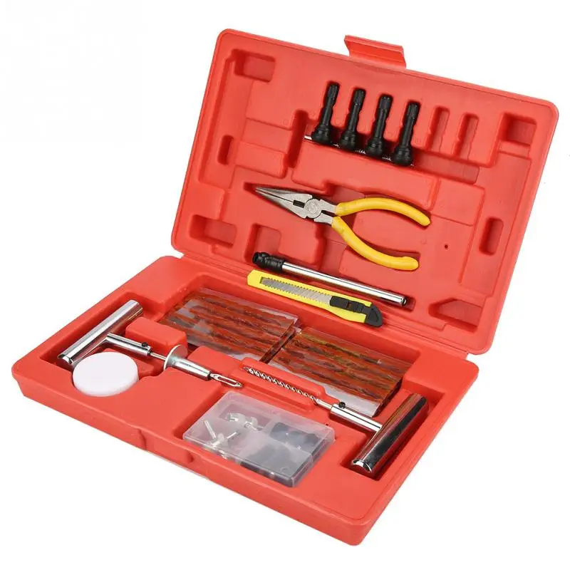 73Pcs/set Tire Repair Tools Kit Tyre Repairing Tool Set for Automobiles