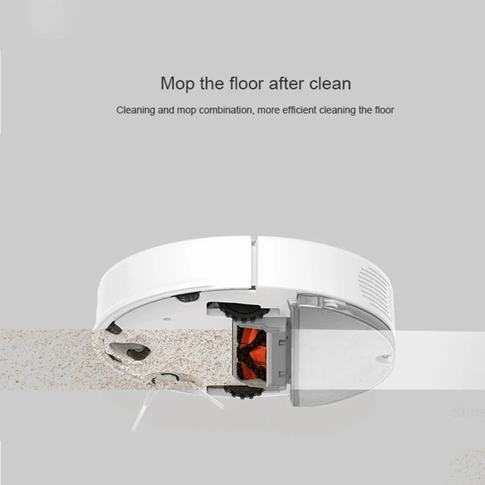 Xiaomi Mi 2 Roborock S50 Robot Vacuum Cleaner Wet Mopping Sweeping Xiaomi CE International Edition Mijia App Wifi Remote Control