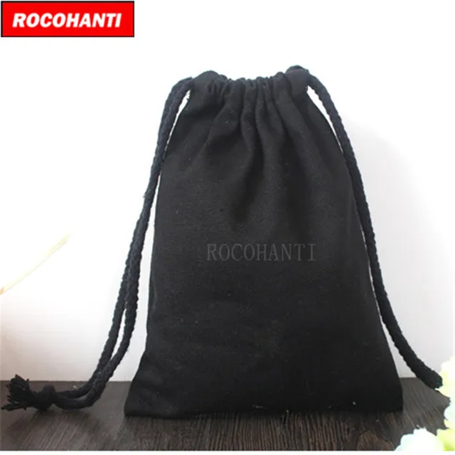 50pcs Custom Logo Printed Black Cotton Canvas Drawstring Bag Small 50pcs Custom Logo Printed Black Cotton Canvas Drawstring Bag Small Rope Gift Eco Friendly Packaging