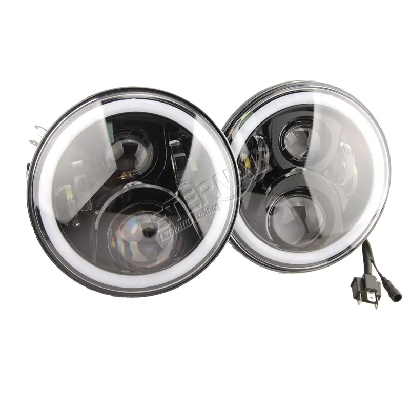 Bluetooth remote 60 W RGB светодиодные фары + 4 дюйма 30 led противотуманных фар для 4x4 offroad Wrangler