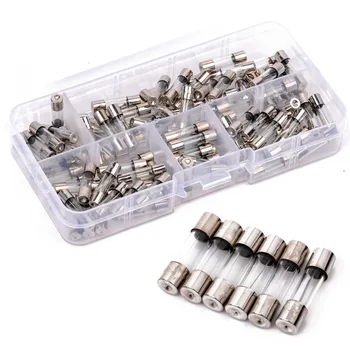 

100pcs Fast Quick Blow Glass Tube Fuse with Case Assortment Kit 0.2A/ 0.5A/ 1A/ 2A/ 3A/ 5A/ 8A/ 10A/ 15A/ 20A 5 x 20mm