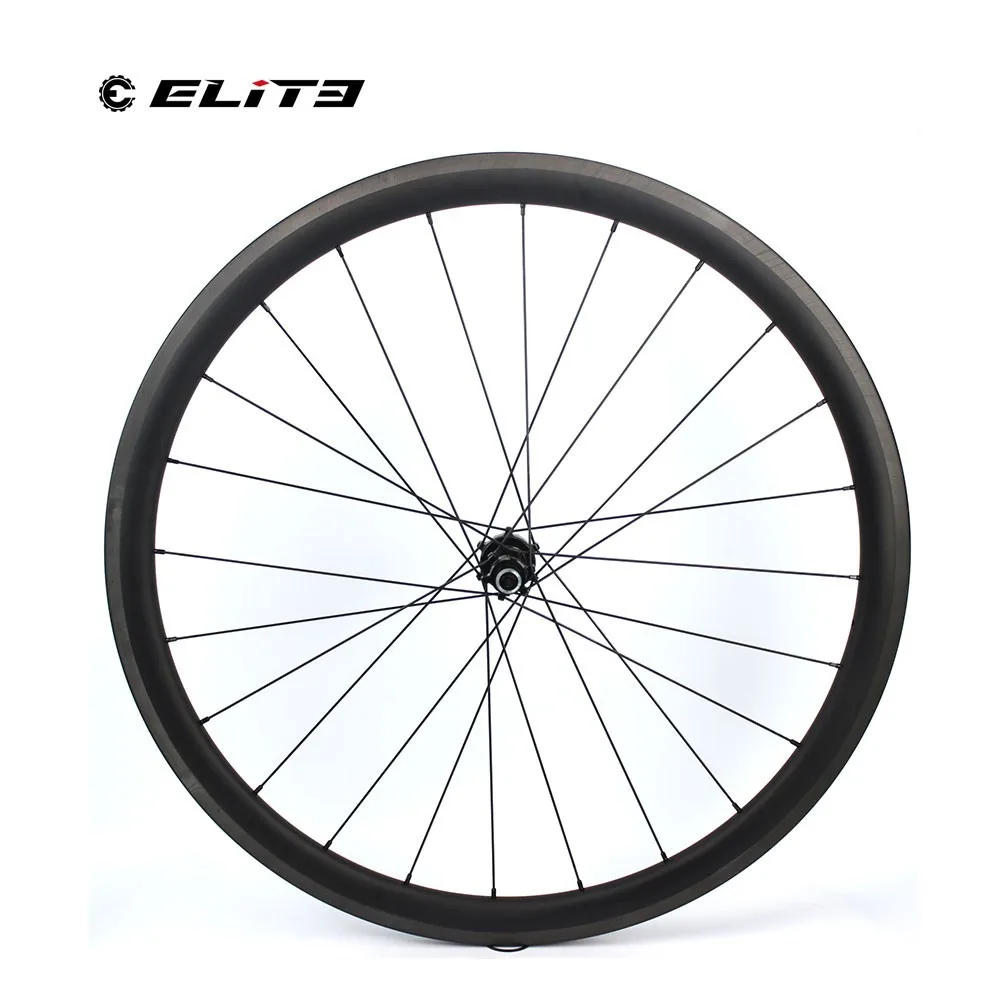 ELITEWHEELS 700C шоссейный велосипед трубчатая колёса углеродное волокно Велосипедное