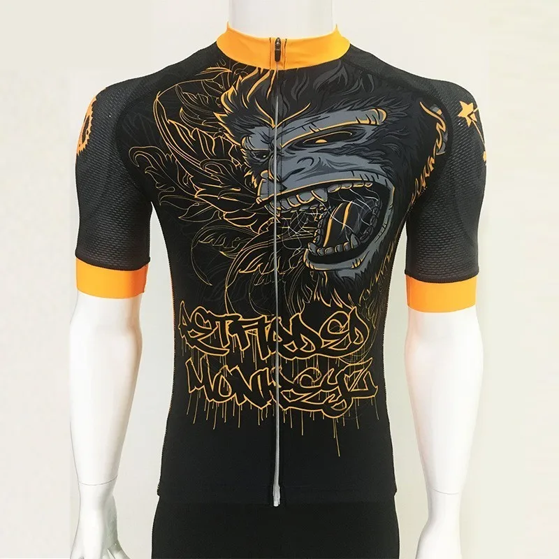 

Cycling Jersey 2019 New Pattern Men Ape Monster Pattern Young Personality T-shirt Male Top Mtb Bike Camisa Maillot Cyclisme Ropa