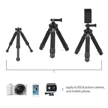 

1pcs Portable Mini Camera Tripod Adjustable Stable Tabletop Desktop Tripods for SLR DSLR Digital Sport Camera Mobile Phones