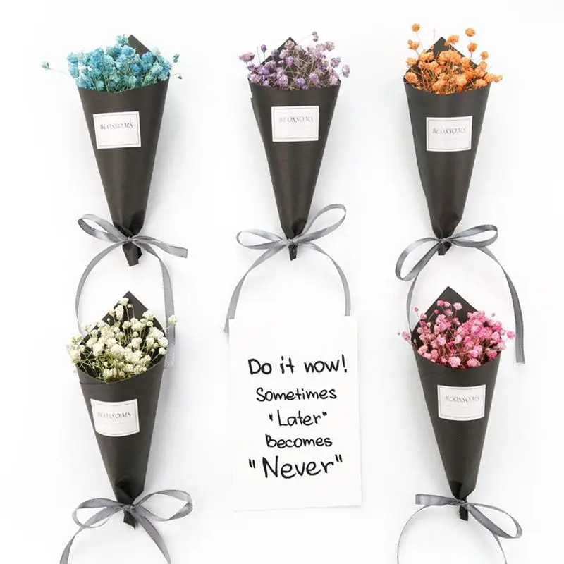 

Mini Dried Flower Gypsophila Bouquet Wedding Festival Photography Decoration Flower Perfect Gift Simple Design Gardening