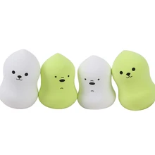 4 шт. макияж губка набор форма тыквы мягкие красота косметическая пудра пуховка основа для макияжа лица смешивания инструменты