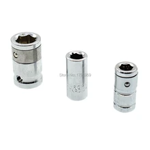 Ударные торцевые биты конвертер 1/" 3/8" квадрат до 1/" 10 мм шестигранный хвостовик быстроразъемный адаптер Отвертка Держатель преобразования