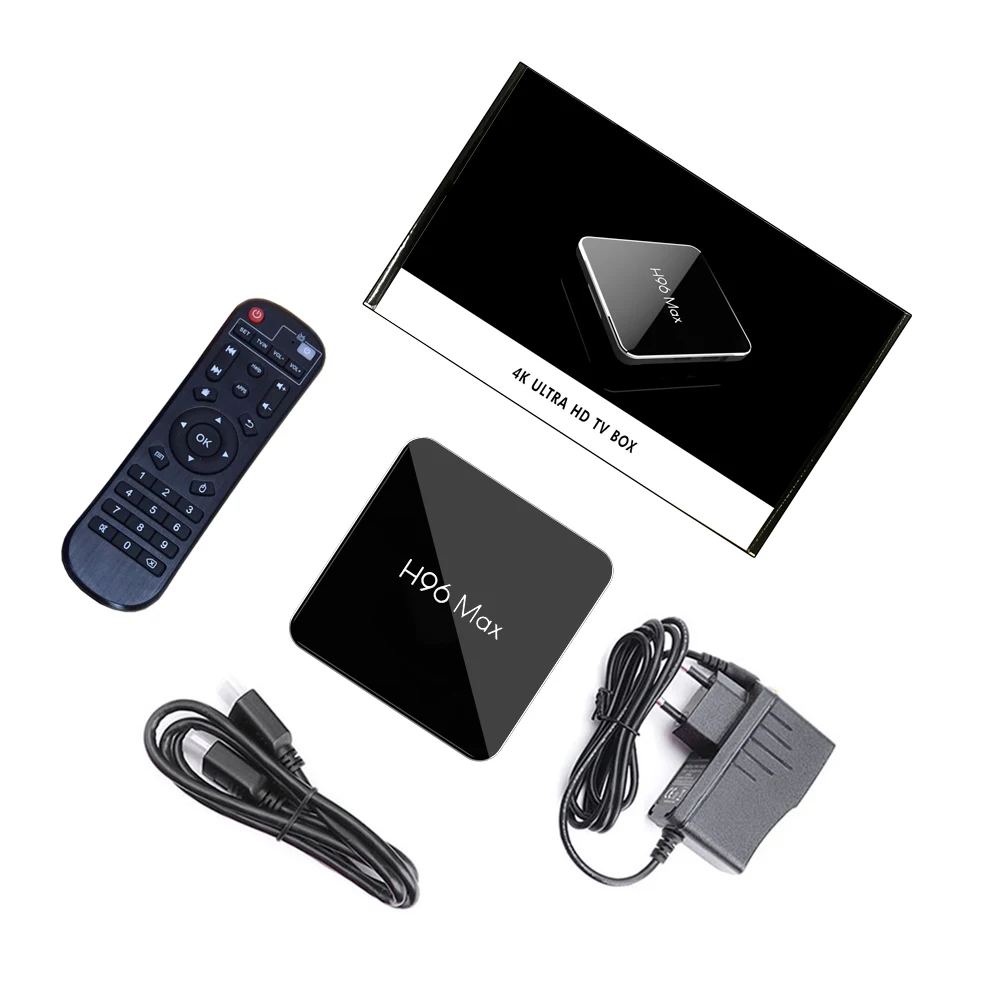 Смарт ТВ бокс H96 Max X2 4 ГБ 32 64 Android 8 1 Amlogic S905X2 LPDDR4 четырехъядерный 2 ГГц и 5 двойной Wifi