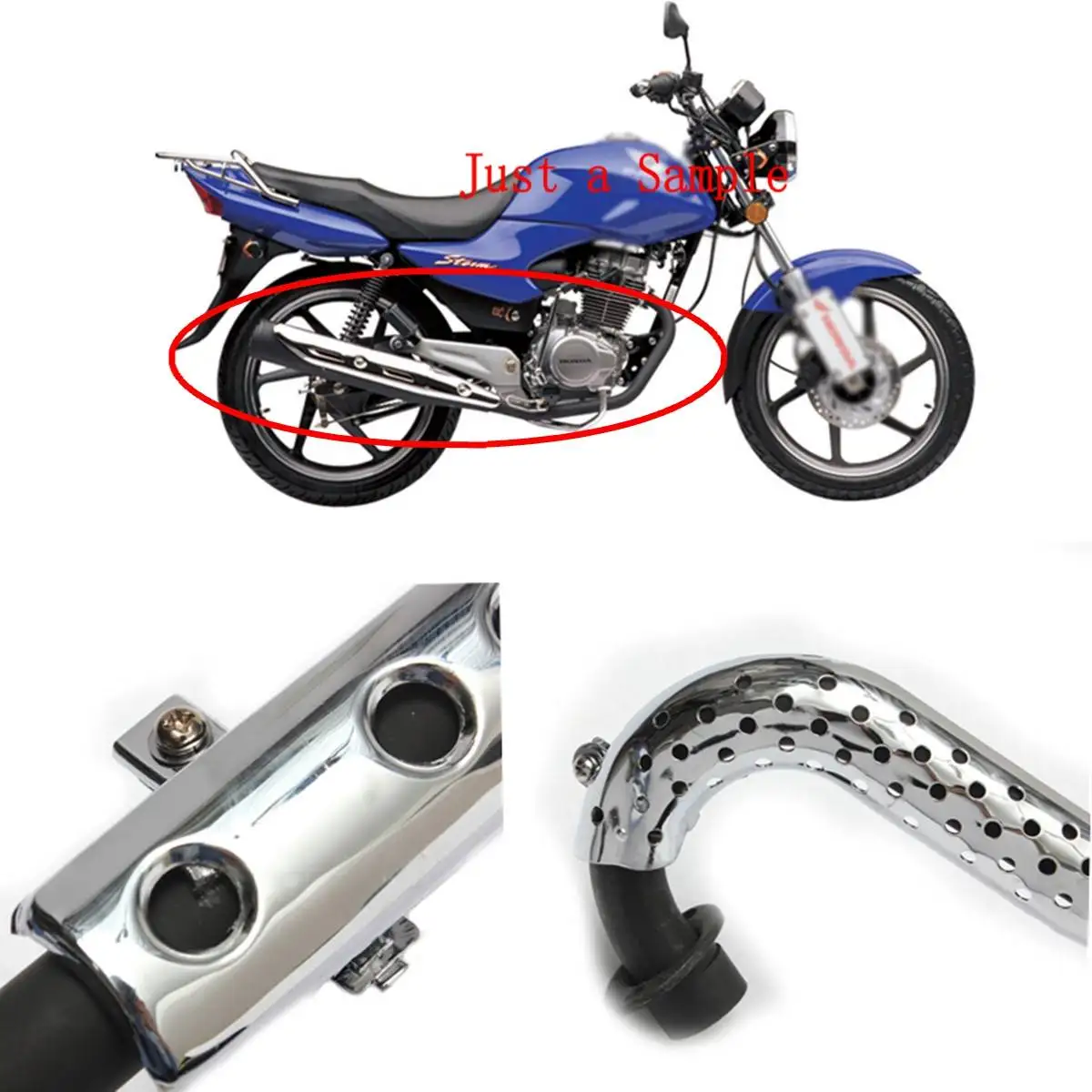 

New Muffler Exhaust Pipe Fits For MINI TRAIL for HONDA CT 70 49cc 72cc 86cc 107cc