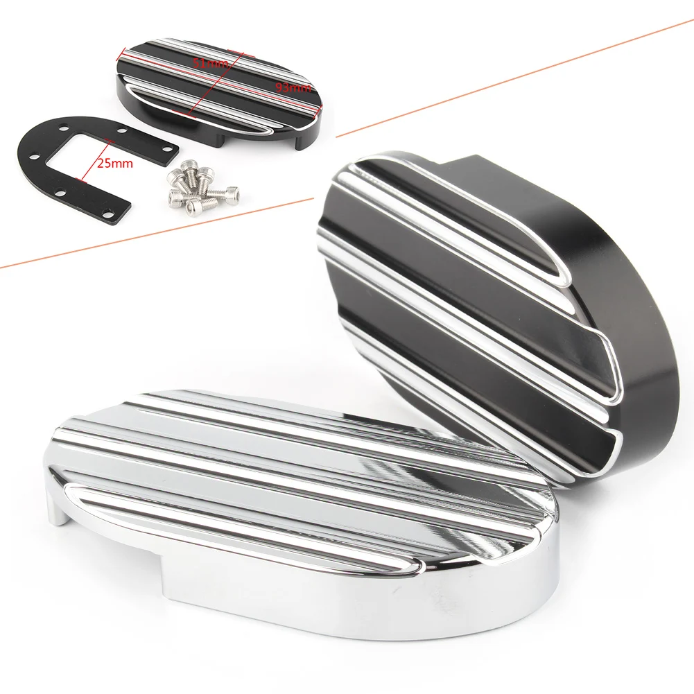 Protezione Pedane Poggiapiedi Freno Moto Cnc Per Harley Davidson Sportster Xl883 Xl1200 /Dyna Wide Glide/V-Rod