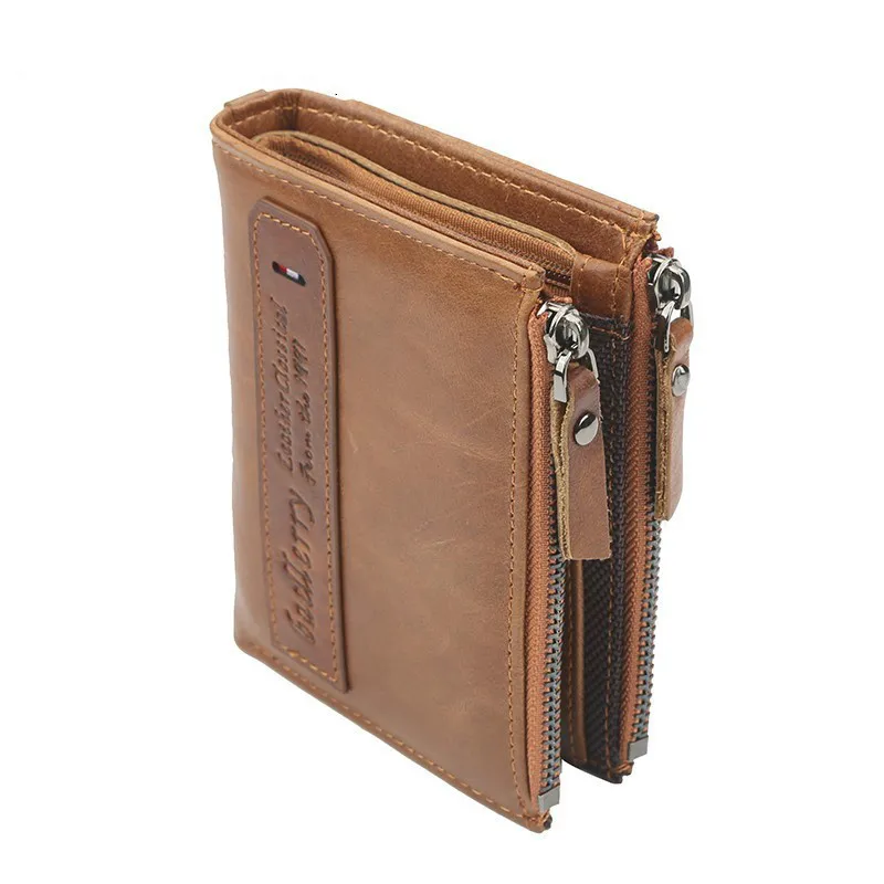 

Short Men Wallet Cow Leather Wallet Men PORTFOLIO Male Small Portomonee Vallet Man Coin Purse Pocket Rfid Mini Walet Card Holder