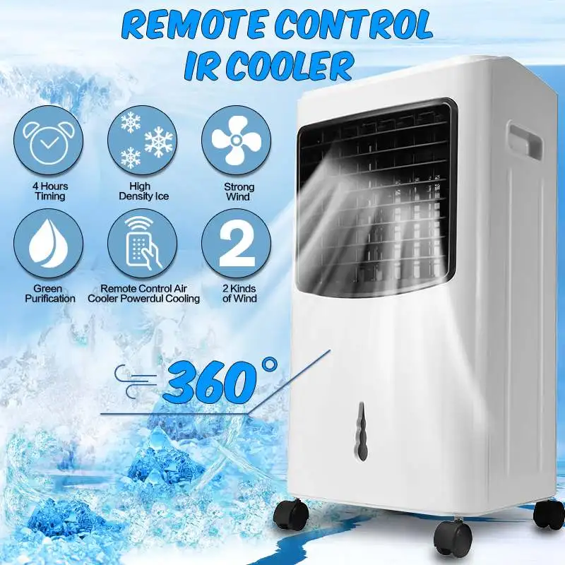

Home 220V 70W Air-conditioning Fan with Remote controller Humidification Cooling Fan Small Mobile Air Conditioner Cooler