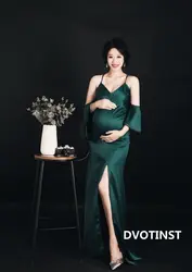 Dvotinst Для женщин Подставки для фотографий платья для беременных Беременность элегантное платье юбка для беременных Одежда изобразить Studio