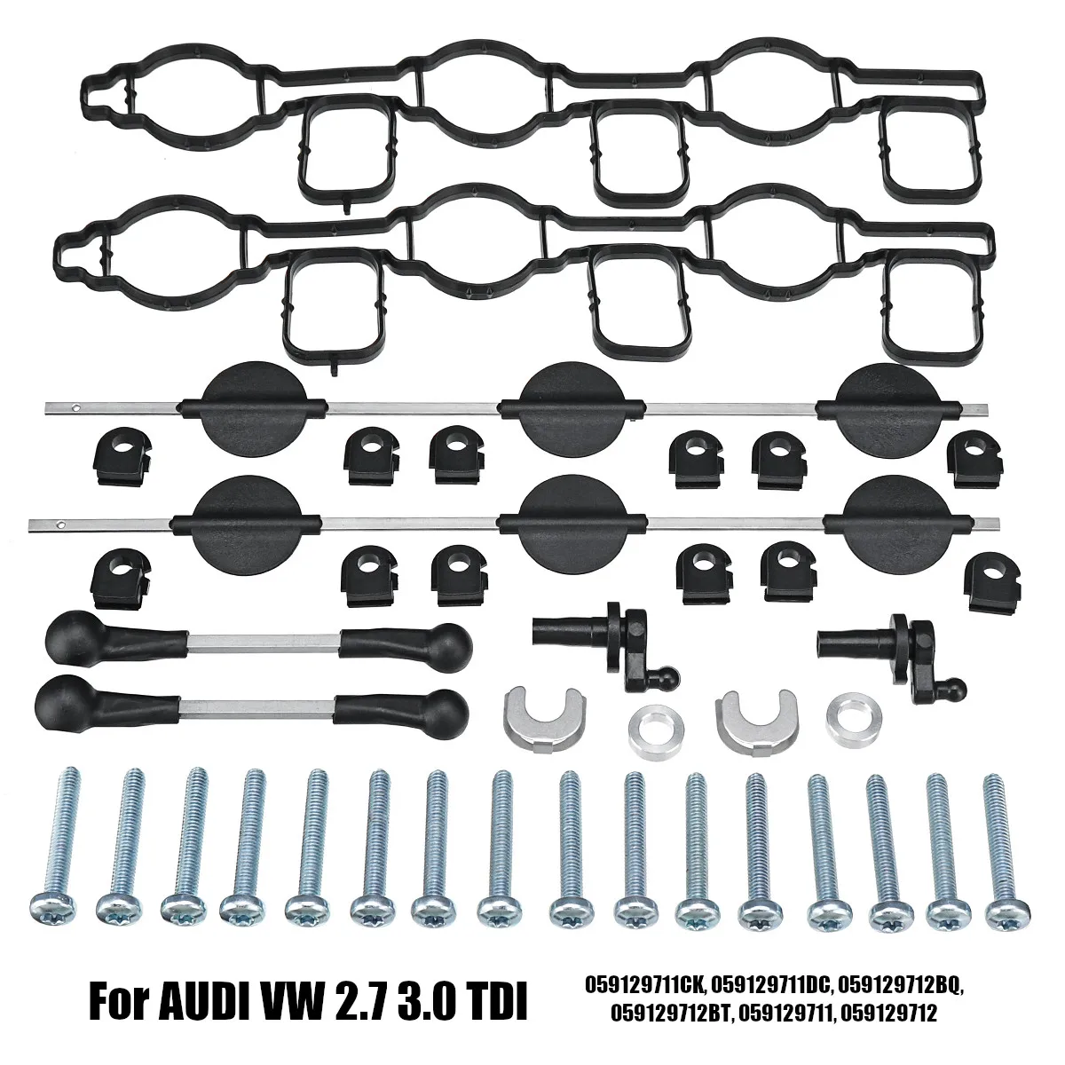 

Inlet Intake Manifold Swirl Flaps Set for AUDI for VW 2.7 TDI A4 A5 A6 A8 Touareg 059129711CK 059129711DC 059129712BQ 059129712B