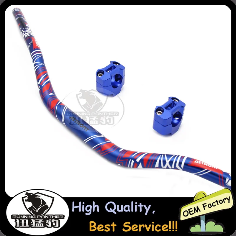 Оранжевая ручка Пакет Fat Bar 1 1/8 &quotDirt Pit Bike Рюкзак для мотокросса мотоциклетный