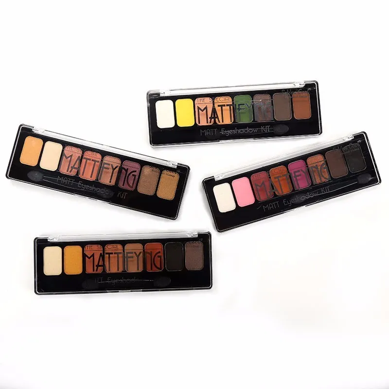 

Blueness Hot Fashion 8 Colors Eye Shadow Palette Natural Shimmer Glitter Matte Eyeshadow Powder Female Waterproof Glitter