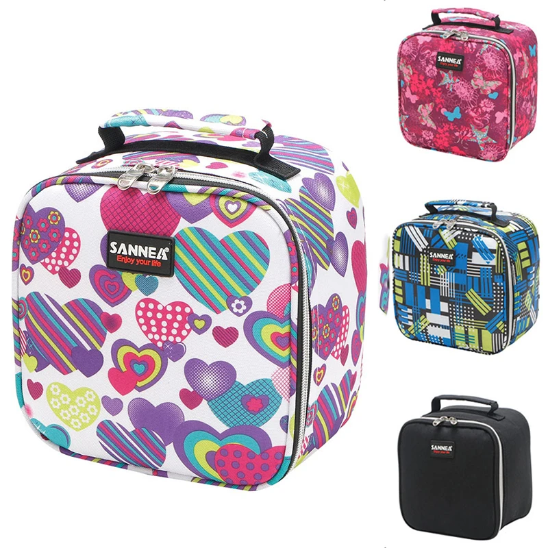 

2019 New Portable Lunch Bag Thermal Insulated Box Tote Cooler Bags Bento Pouch Lunch Container Outdoor Picnic Portable Lunch Bag