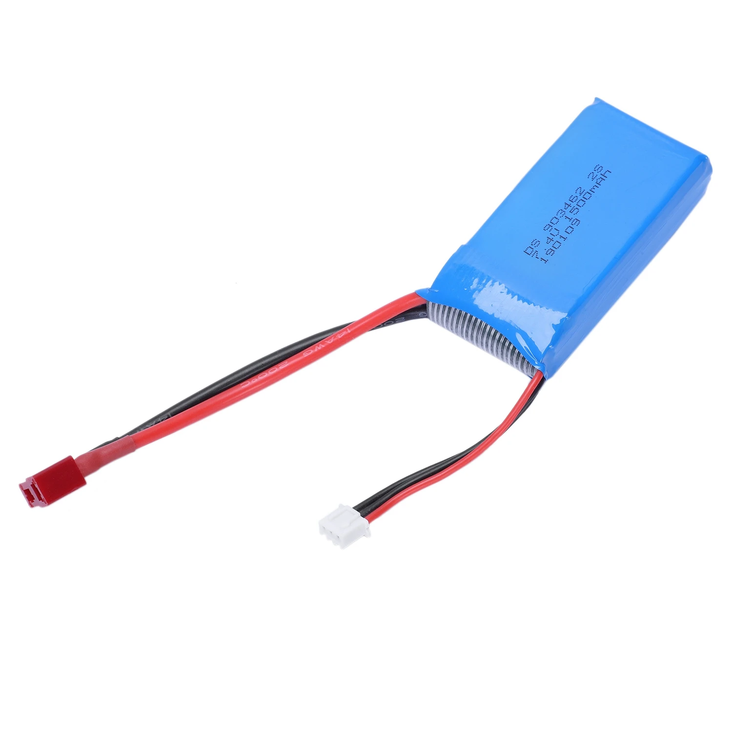 2 шт. 7,4 В 1500 мАч 25C 2S Lipo батарея T Plug перезаряжаемые для Wltoys 12423 12428 радиоуправляемые машины самолеты Дрон вертолет модель