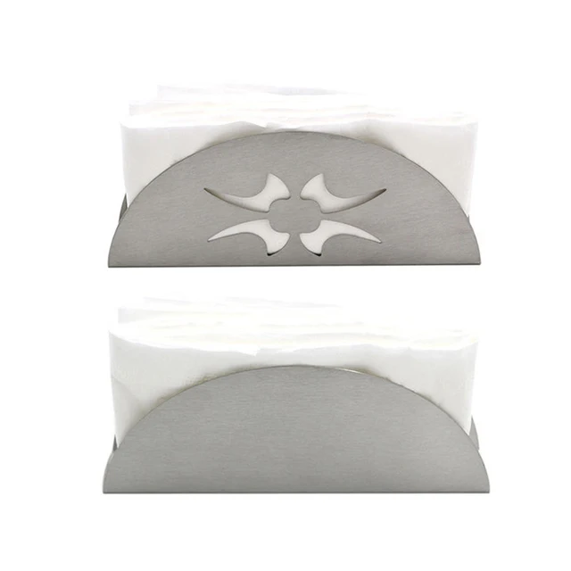 Metal Napkin Holder Dispenser Tissue Paper Rack For Home Metal Napkin Holder Dispenser Tissue Paper Rack For Home Party Dining Table Decoration 2 Styles