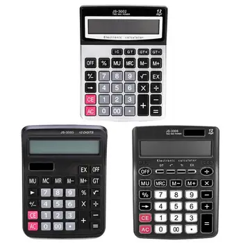 

Portable Calculator 12 Digits Display School Office Students Stationery
