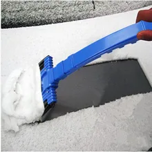 ABS портативный автомобильный лобовое стекло, скребок для льда, прочная лопата для снега, щетка для удаления лобового стекла автомобиля, чистящие инструменты