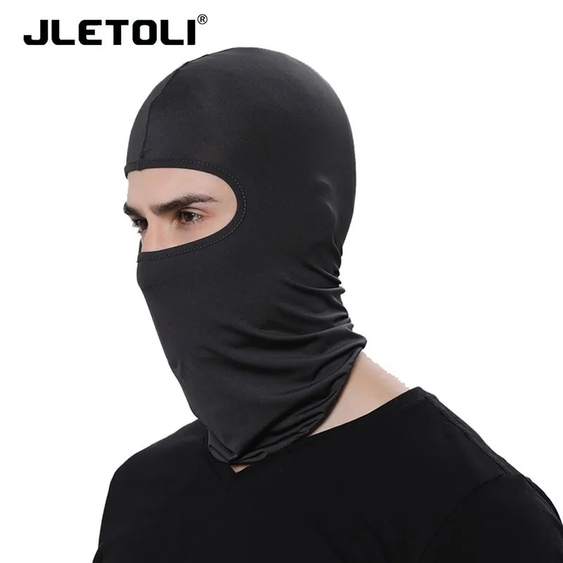 

JLETOLI Outdoor Cycling Face Mask Dustproof Mask Training Mask Breathable Facemask Lycra Windproof Sports Face Cover