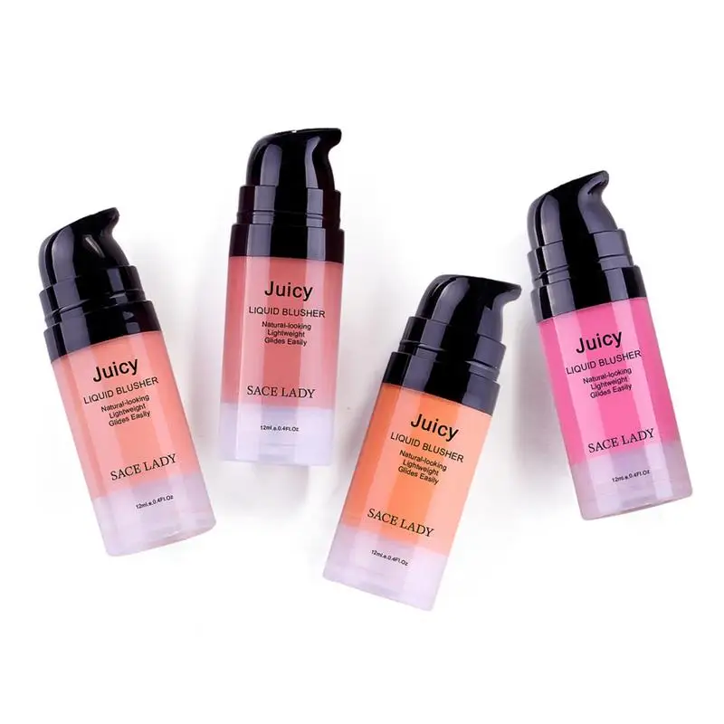 

Liquid Blusher Natural-looking Lightweight Glides Easily Color Lip Cheek Dual Lasting Makeup