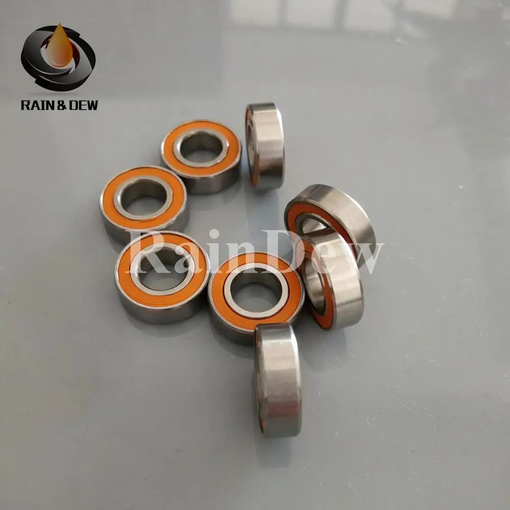 

10PCS 8x14x4 Stainless steel hybrid ceramic ball bearing 8x14x4mm SMR148 2RS CB