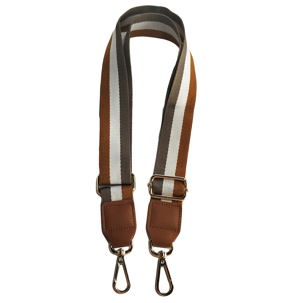 

Handbag Strap Nylon Striped Woven Strap for Women Crossbody Shoulder Bag Belt Handbag Adjustable Strap Bag Accessories 70- 125cm