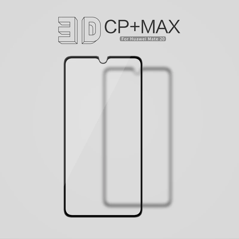 3D изогнутое закаленное стекло с полным покрытием для Huawei Mate 20 Nillkin CP + MAX Защита