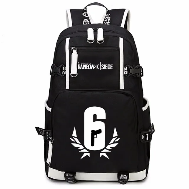 Modest Rainbow Six Siege Steam 6 Number Gaming Peripherals Men And Women Student Double Shoulders Backpack Travelling Bag School Bags Modest Rainbow Six Siege Steam 6 Number Gaming Peripherals Men And Women Student Double Shoulders Backpack Travelling Bag School Bags