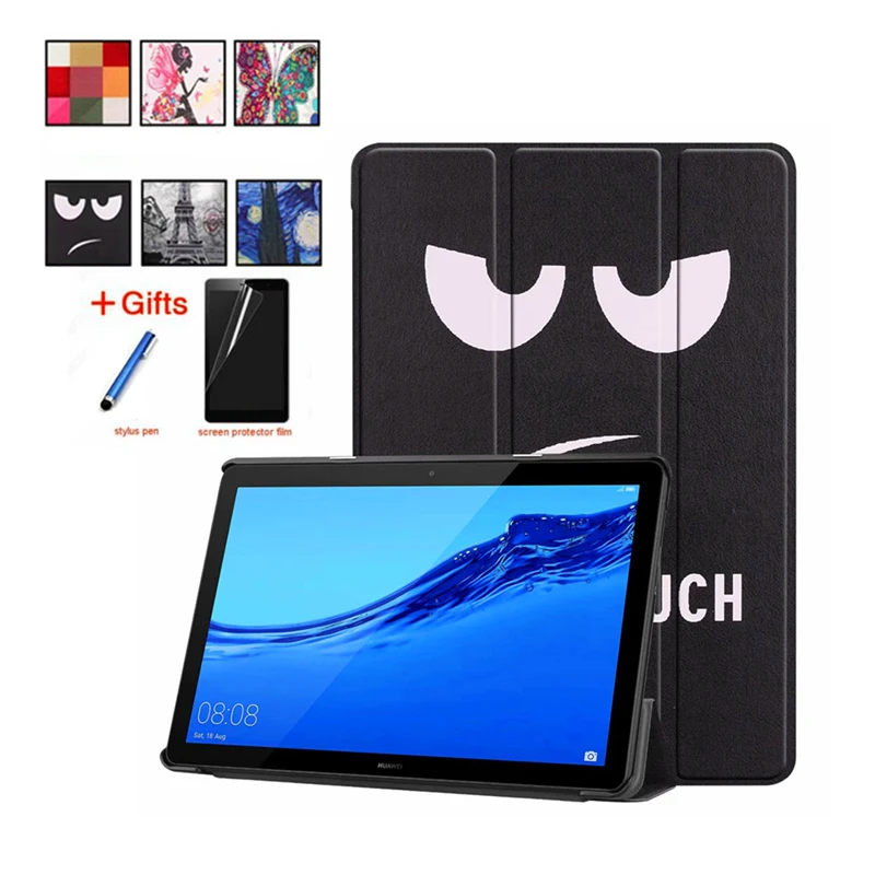 Чехол для Huawei MediaPad T5 10 AGS2 W09/L09/L03/W19 1 '' чехол планшета чехлы из искусственной