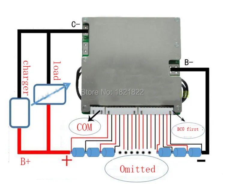 16 S 50A 2017 Новый Lifepo4 Смарт bms pcm с android Bluetooth app UART соответствие wi программное