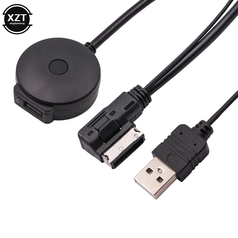  Media In AMI MDI Audio Aux USB Female Bluetooth Adapter for MMI 2G VW Audi A4 A6 Q5 Q7.