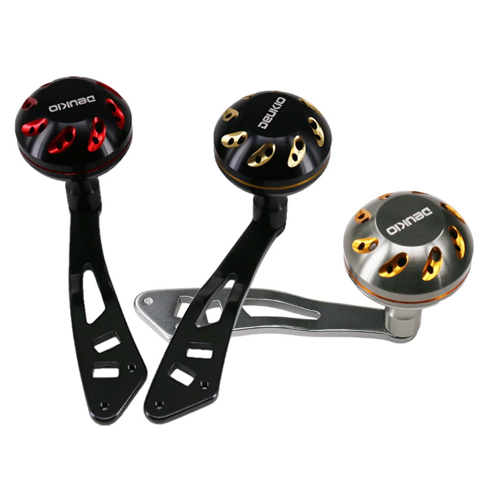 Fishing Reel Handle Baitcasting Trolling Fishing Reel Handle Left Right Fishing Handle Knob Fish Reel Accessory Pesca Aluminum
